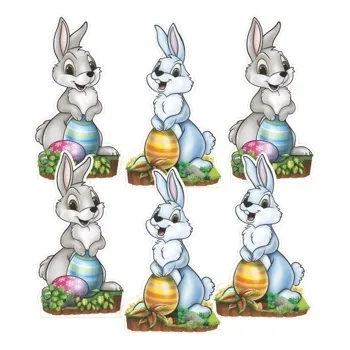 1304 ENFEITE COELHO E COELHA C/6