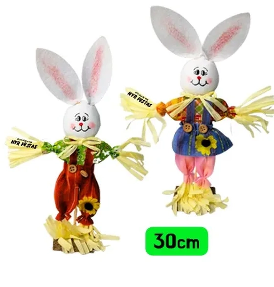 MOD-904 ENFEITE COELHO 30CM