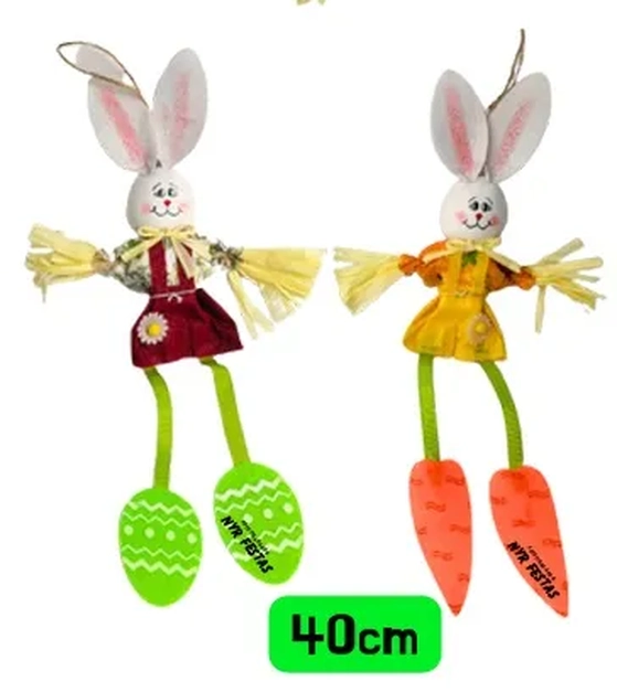 MOD-908 ENFEITE PENDURAR COELHO 40CM