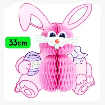 MOD-938 ENFEITE COELHO DECORATIVO 33CM