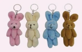 CH2320 CHAVEIRO PELUCIA COELHO 8CM