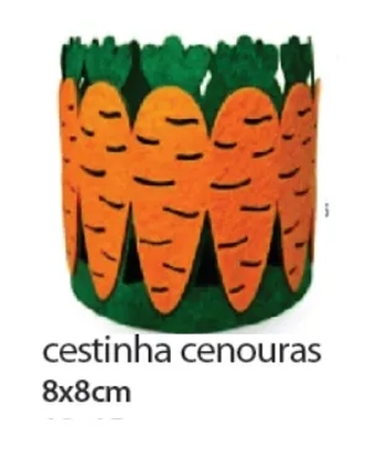 1301517 CESTINHA CENOURAS 8X8CM