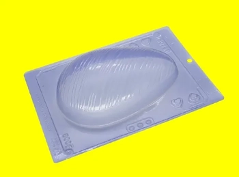200739 FORMA SILICONE OVO LISTRADO 500G C/3 PARTES