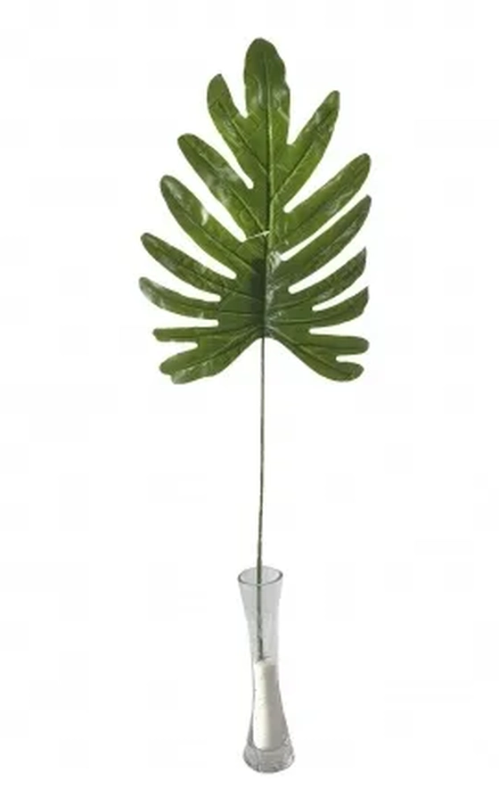 E/1066 FOLHA DE FILODENDRO X1 77CM