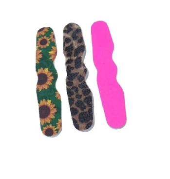 1387 LIXA UNHA  FLEX DECORADA C/3