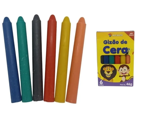 301. GIZAO DE CERA - 6 CORES