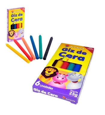 303 GIZ DE CERA FINO - 6 CORES