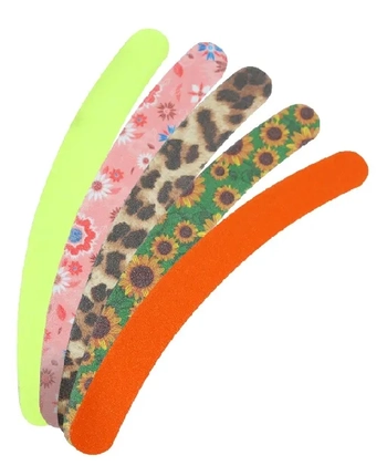 1398 LIXA UNHA MAX C/6 COR BANANINHA