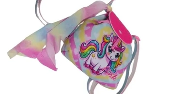 MM4924 MINI MOCHILA UNICORNIO E CORACOES