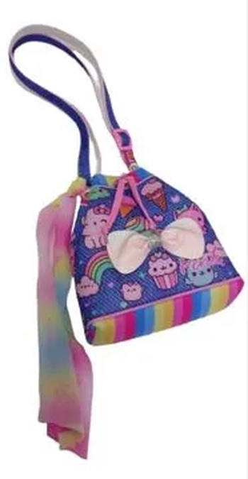 B4939 BUCKET GATINHOS E ARCO-IRIS