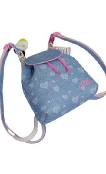 MM4930 MOCHILA JEANS CLARA CORACAO