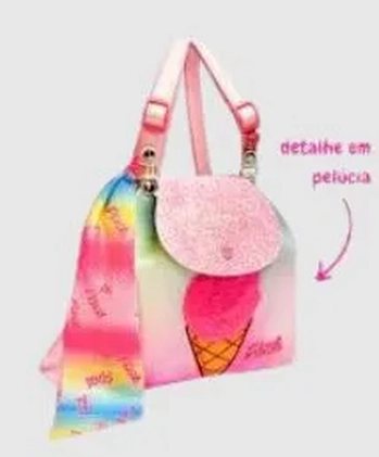 MM4917 MINI MOCHILA SORVETINHO PELUCIA
