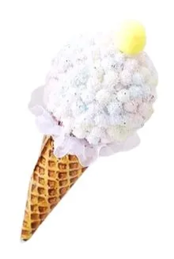 917486 ENFEITE SORVETE LUXO 12CM C/01