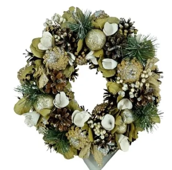 917493 GUIRLANDA C/PINHA LUXO 30CM