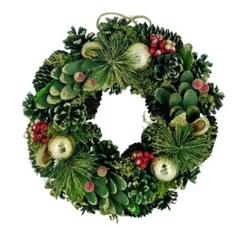 917495 GUIRLANDA C/PINHA LUXO 30CM