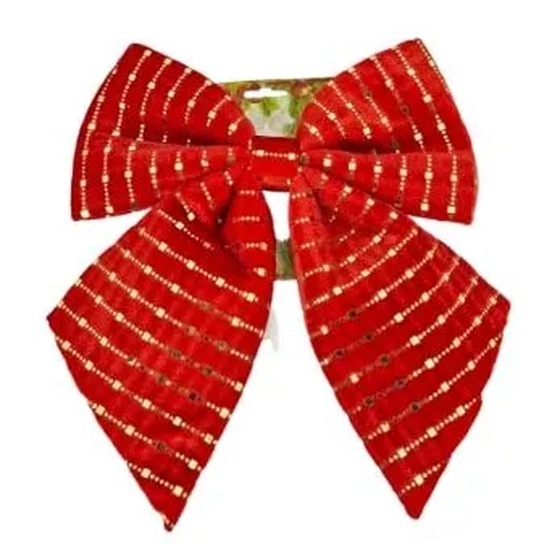 917552 LACO VERMELHO DECORADO 30X35CM C/01