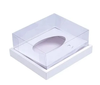 P0295 CAIXA OVO DE COLHER 100G BRANCO C/05