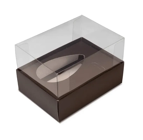 P0385 CAIXA OVO DE COLHER 100G MARROM C/05
