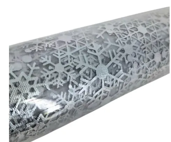 917713 ROLO TELA PARA DECORACAO PRATA 48CMX2M