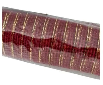 917717 ROLO TELA PARA DECORACAO VERMELHA 48CMX2M