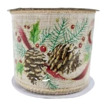 917702 FITA NATALINA DECORADA 6.3CMX2M