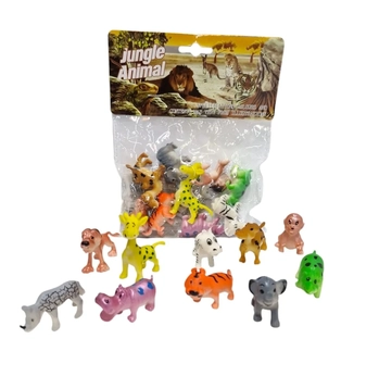 BA-12924 KIT DE ANIMAIS C/10 PECAS 20X15.5X2CM