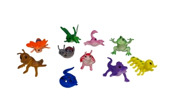 BA-12926 KIT DE ANIMAIS C/10 PECAS 20X15.5X2CM