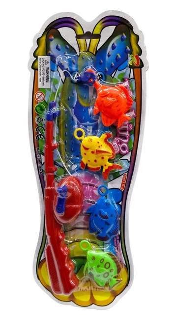 BA-17325 JOGO PESCARIA C/5 PCS 37X14X4CM