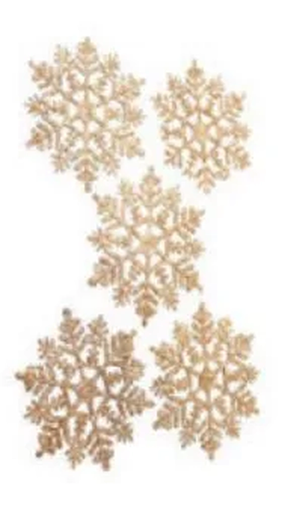 918217 ENFEITE FLOCO DE NEVE 10CM C/03