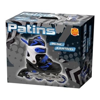 DMR5870/G PATINS INLINE AJUSTAVEL AZ/PR RADICAL 38/42