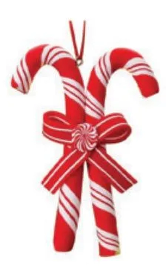 918267 ENFEITE BENGALA LISA C/FILETE E LAÇO 17CM