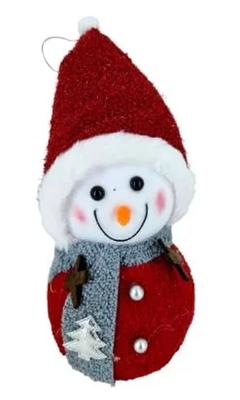918282 ENFEITE BONECO DE NEVE 32X11.5CM
