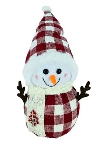 918283 ENFEITE BONECO DE NEVE 36X13CM