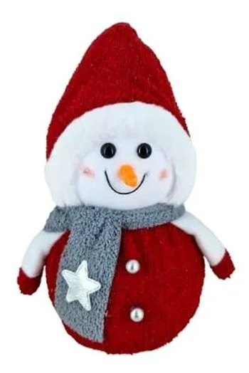 918284 ENFEITE BONECO DE NEVE 36X13CM