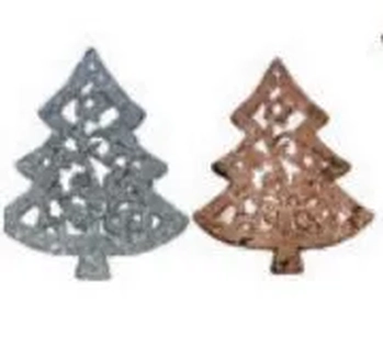 918223 ENFEITE ARVORE C/GLITTER 12X10CM C/03