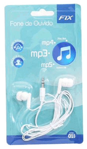 FXF0101 FONE DE OUVIDO MP3/MP4/MP5 FIX
