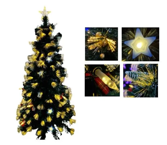 918340  ARVORE DE FIBRA OTICA C/ ACESSORIOS 8F BIVOLT 180CM