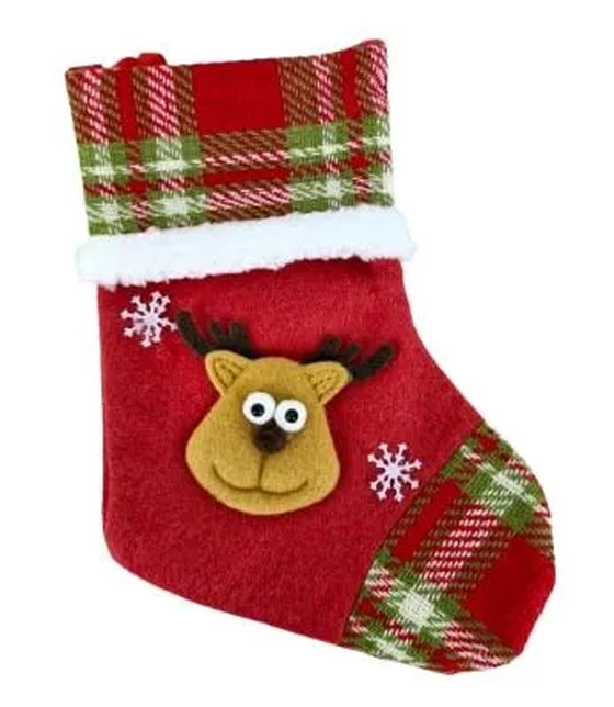 918304 ENFEITE BOTA NATALINA 15X23CM