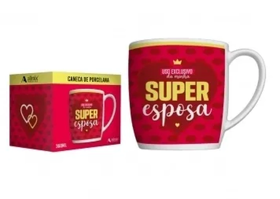 401144 CANECA PORCELANA URBAN 360 ML FAMILIA LUVA C/1 ESPOSA