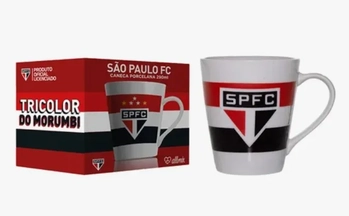 221360 CANECA PORCELANA 290ML SAO PAULO -LICENCIADO