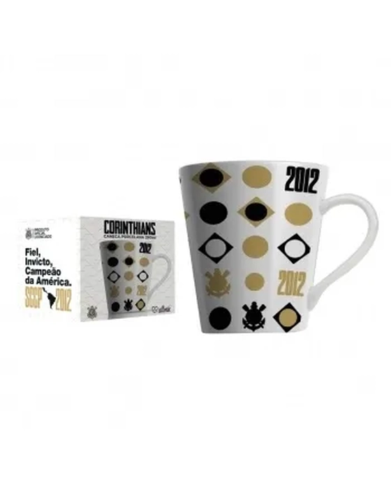 222390 CANECA PORCELANA 290ML CORINTHIANS -LICENCIADO