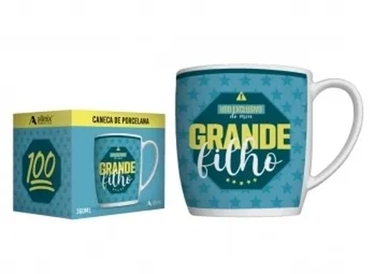 401147 CANECA PORCELANA URBAN 360 ML FAMILIA LUVA C/1 FILHO