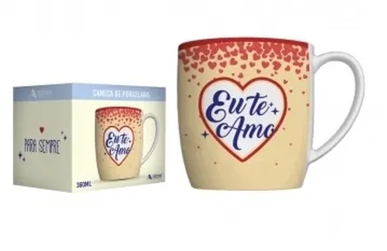 401142 CANECA URBAN 360 ML FEMININA LUVA COM 1 - EU TE AMO