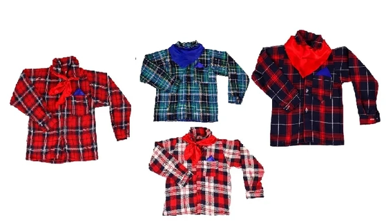 557/16 CAMISA INFANTIL FLANELADA