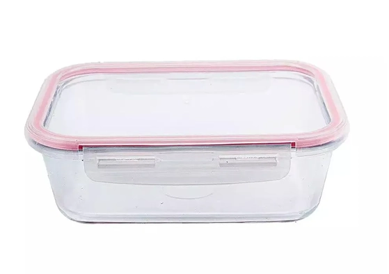 BV6046 VD POTE DE VIDRO RETANGULAR 180ML - VERMELHO