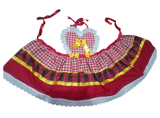 805 AVENTAL JUNINO CAIPIRA ADULTO