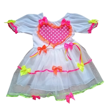 808/G VESTIDO JUNINO INFANTIL NOIVA CAIPIRA