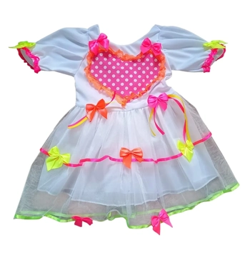 809/GG VESTIDO JUNINO INFANTIL NOIVA CAIPIRA