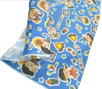 PRD00467 TNT ESTAMPADO FESTA JUNINA AZUL 140CM X 25 M