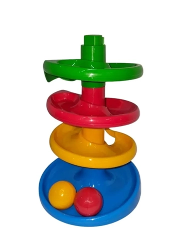 965 TORRE DE BOLINHAS ESPIRAL NA SOLAPA 27X18CM